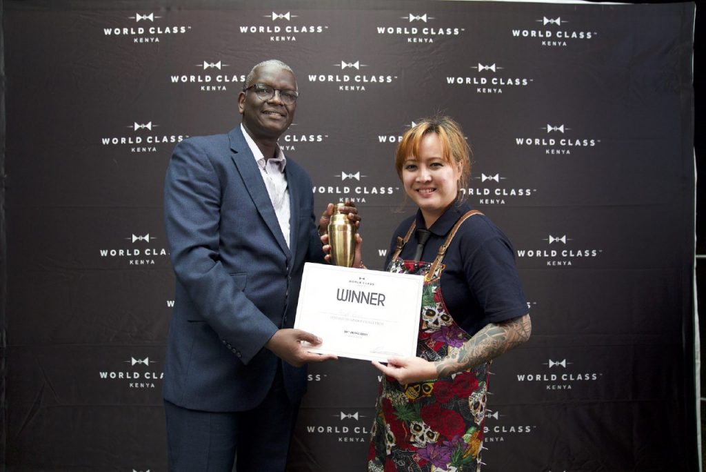 Angeliqua Rivera Crowned Kenya’s  World Class Bartender of the Year 2019