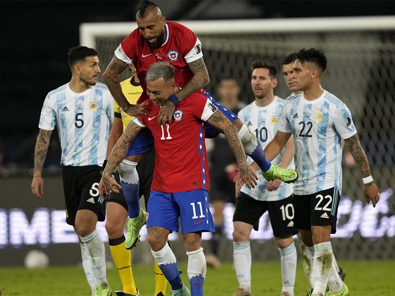 COPA America: Lionel Messi on target as Argentina draw with Chile
