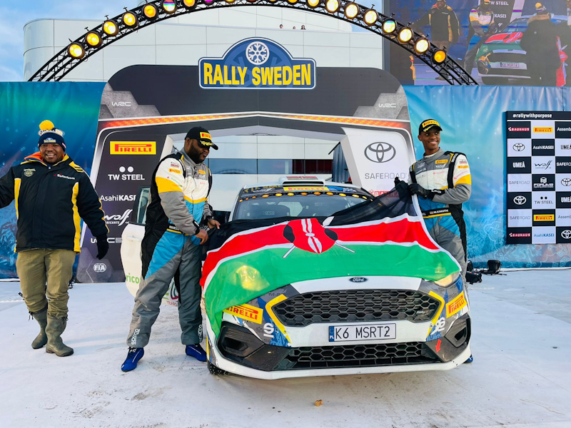 McRae Kimathi Becomes First Kenyan to Complete Sweden Rally McRae Kimathi finished fourth scoring a WRC3 podium on his first-ever European rally becoming the first Kenyans to finish WRC Rally Sweden.