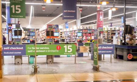 Carrefour Kenya's self-checkout service allows customers to shop and complete purchases without the assistance of cashiers