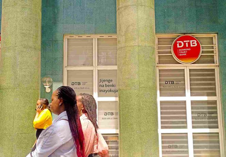 Diamond Trust Bank Kenya Limited (DTB) along Kimathi Street is a leading regional bank listed on the Nairobi Securities Exchange (NSE).