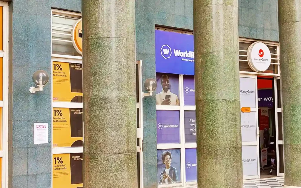 WorldRemit Branch along Kimathi Street in Nairobi CBD