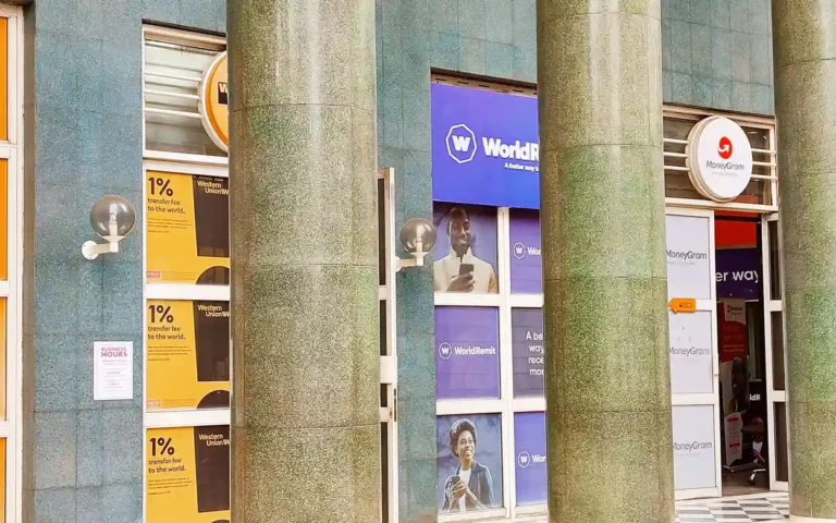 WorldRemit Branch along Kimathi Street in Nairobi CBD