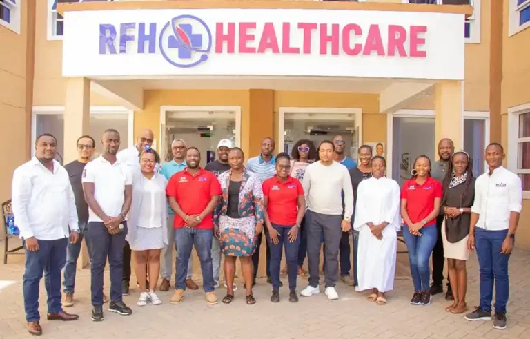 Part of the staff from Ruai Family Hospital (RFH). Norsad Capital has injected cash into the facility to improve oncology facilities for Nairobi’s lower and middle-income communities