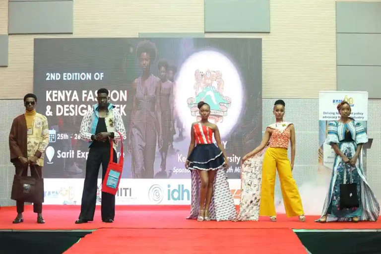 Kenyatta University students benefit from Thika Cloth Mills' fabric and expertise at the Kenya Fashion Week