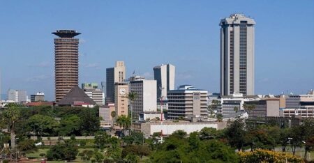 Nairobi skyline from Uhuru Park ( Source - robertharding.com)