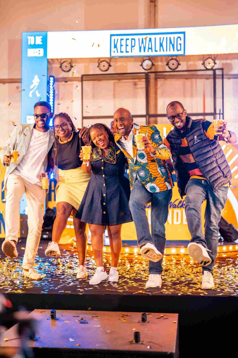 EABL and Digitribe team pose at Johnnie Walker Blonde launch event.