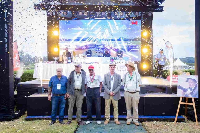Group photo of top Concours winners: Rick Agagliate, Dominique Antoine, Sati Gata-Aura, James Duder, and Mike Duder.