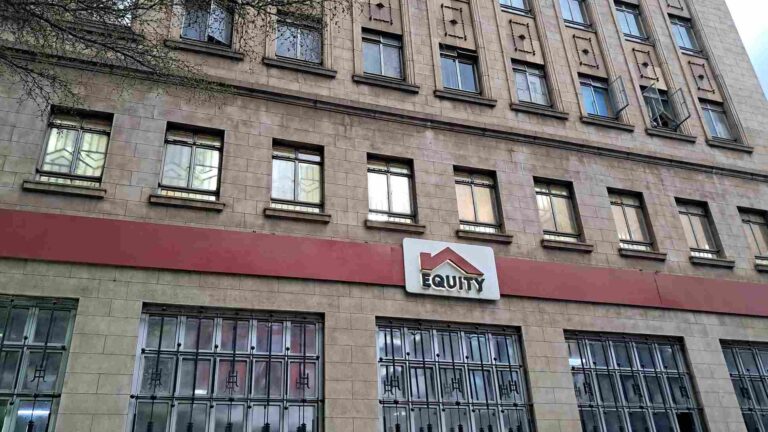 Equity, KCB Target Ethiopia Entry as Sector Opens Exterior of Equity Bank building with branded signage in Nairobi