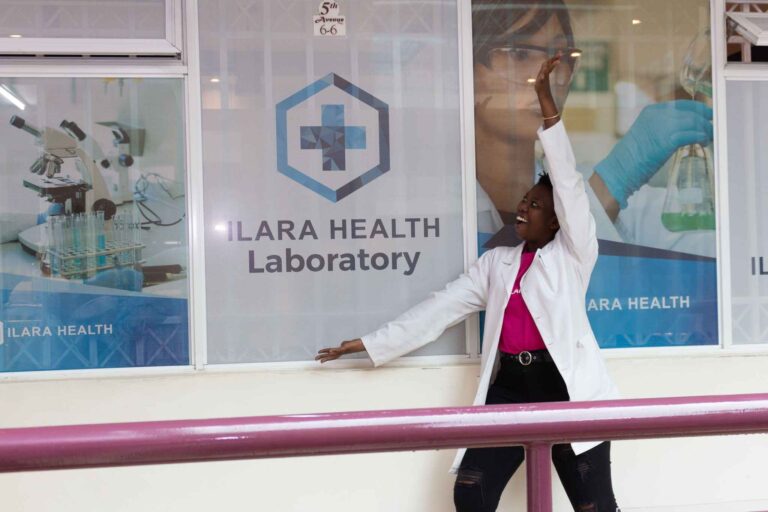 Ilara Health team members at a Nairobi clinic supporting primary care delivery