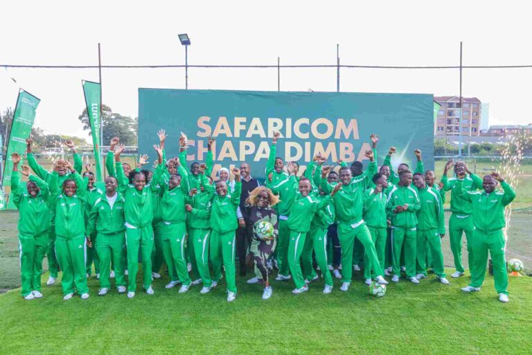 Safaricom Chapa Dimba All-Stars team before departing for Spain training camp