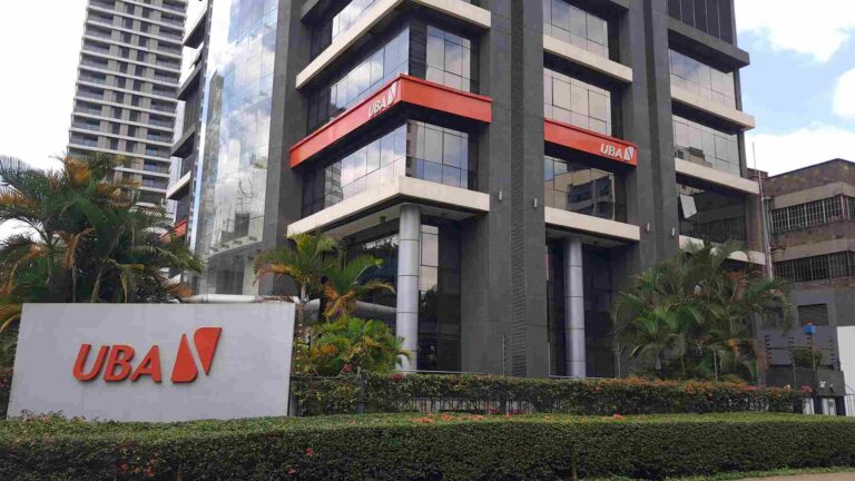 UBA Bank headquarters building in Nairobi, Kenya