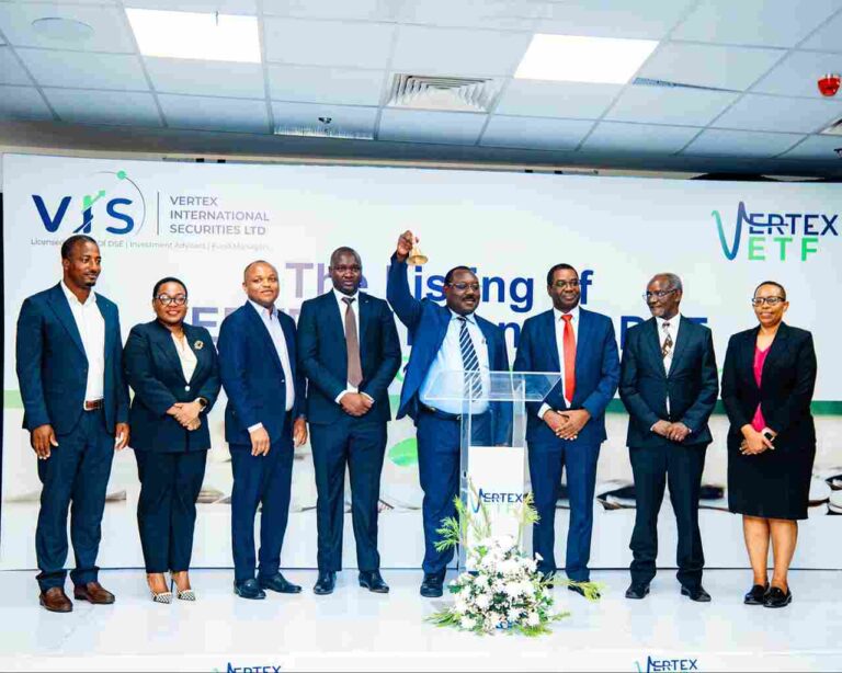 Tanzania Lists First ETF on Dar es Salaam Exchange Launch of Vertex ETF at Dar es Salaam Stock Exchange with CMSA CEO officiating.