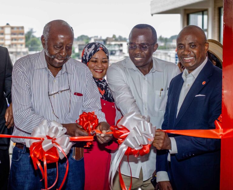 Embedding Well-Being Into Workplaces Drives Business Success Absa Bank Kenya team and guests at the Mtwapa Branch opening ceremony