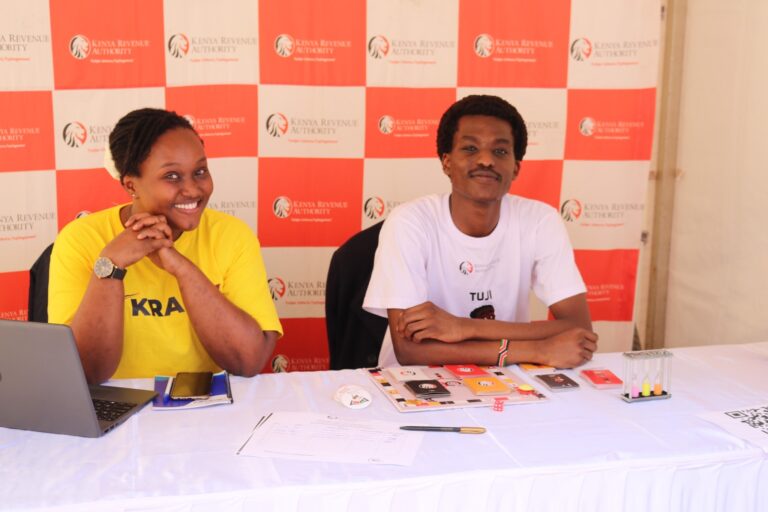 KRA to Validate Income and Expenses in 2025 Tax Returns Starting January 2026 KRA and Tujijenge representatives engage citizens at outreach booth