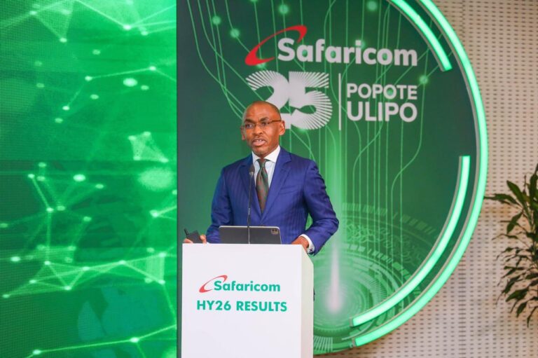 Safaricom Group CEO Peter Ndegwa addresses Silver Jubilee celebrations