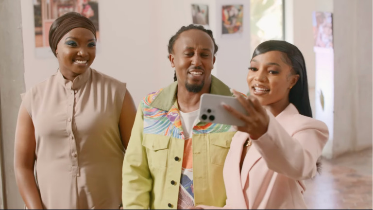 OPPO Kenya Launches Reno15 Series with Next-Level Imaging and AI Fredrique Achieng, Anto Neosoul, and Njeri Kirubi take a selfie during OPPO Reno15 Series launch.