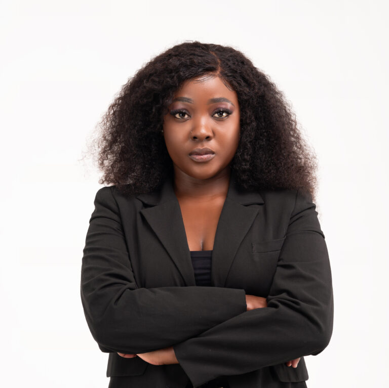 Anita Wawuda as Nimo, an undercover DCI detective, in the Maisha Magic Plus and Showmax crime drama Mizani.