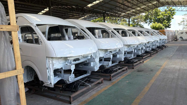 Kenya Debuts Locally Assembled Electric Vans BasiGo Ma3e electric van undergoing local assembly at the AVA plant in Mombasa.
