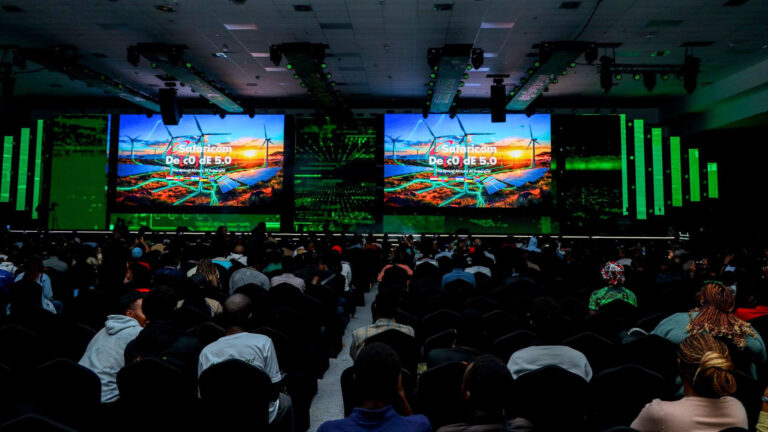 Safaricom Launches Decode 5.0 as a Pan-African AI Infrastructure Play Safaricom executives on stage at Decode 4.0 announcing the Decode 5.0 Africa AI Supergrid initiative