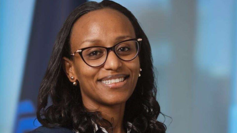Yodit Kassa, CEO of the Ethiopian Securities Exchange, smiling in a professional headshot